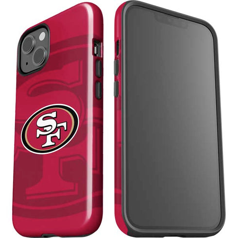 NFL San Francisco 49ers Double Vision iPhone 15 Impact Case